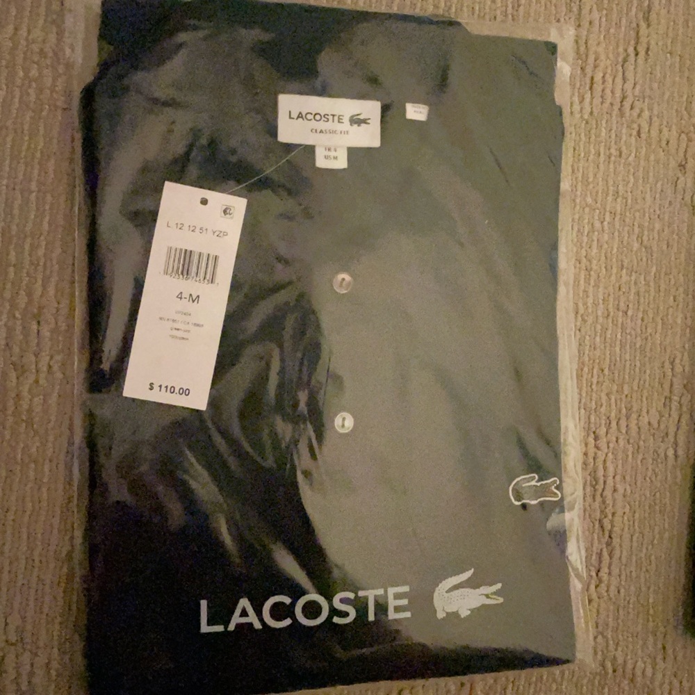 Lacoste Black Polo Shirt